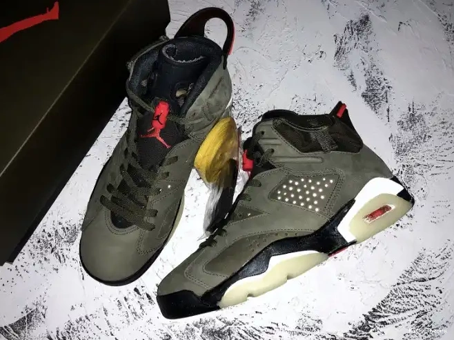 Kicktheory Air Travis Jordan x CN1084-200 Medium Olive 6 Scott 0523